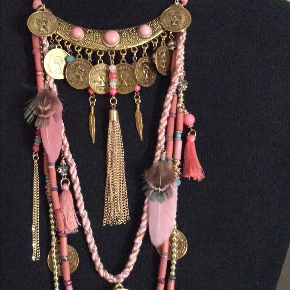 💕🧡Armenian/Festival Style Necklace pinks - Picture 5 of 5